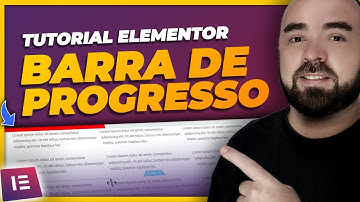 Como FAZER BARRA DE PROGRESSO no Elementor Pro | Progress Tracker Widget | Elementor Tutorial