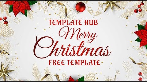 #237 | Free Template Here | Christmas Magic | New After Effects Template | Template Hub