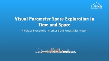Visual Parameter Space Exploration in Time and Space