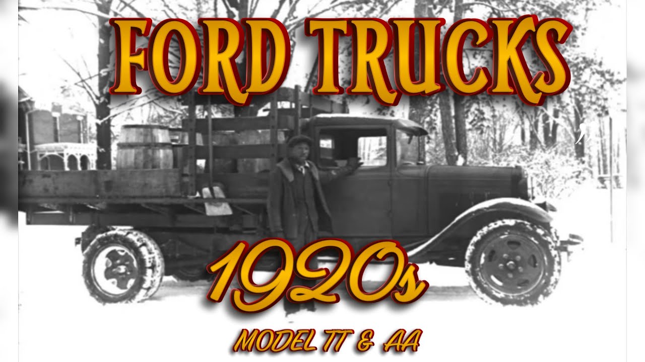 FORD MODEL TT & AA TRUCKS 1920S FILM FOOTAGE - YouTube