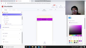การสร้างเกมด้วยแอพ thunkable ตอนที่ 1