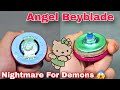 Angel Beyblade Handmade Bey Review | Takedown All Demons