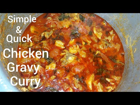 simple-chicken-gravy-curry-in-telugu||andhra-chicken-curry||non-veg-recipes