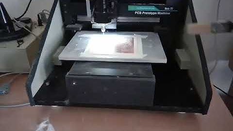 PCB prototype Machine........................... working in college.