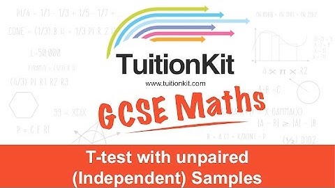t-Test with Unpaired (Independent) Samples