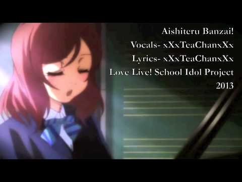 [Love Live] "Aishiteru Banzai!" English Cover (TeaChan)