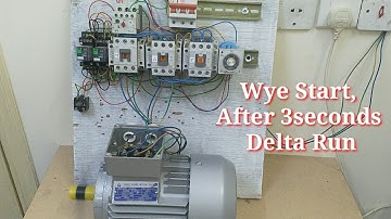 Wye Delta Connection Using Single Push Button (Part 2) (English Subtitle)