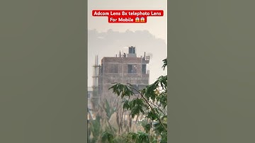 Adcom Lens 8x telephoto Lens For Mobile 😱😱 #photography #viralvideo #trending