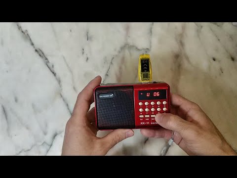 Video: Radio Mini: Gambaran Keseluruhan Penerima Radio Digital Kecil, Model Mudah Alih Dengan Pemacu Denyar USB. Bagaimana Memilih Penerima Radio Kecil?