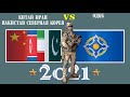 ОДКБ vs Китай Иран Пакистан Северная Корея  Армия 2021 🇵🇰 Сравнение военной мощи