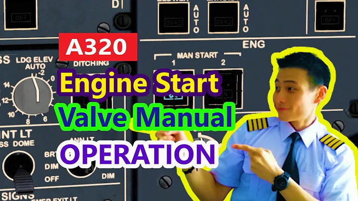 A320 Engine Manual Start Valve Operation (starting the engines)