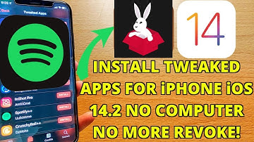 NEW Install Tweaked Apps For iPhone iOS 14   13 NO Computer Jailbreak Revoke  Tweaked Apps iPhone!