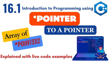 Understanding Pointer to Pointer in C | Array of Pointers Explained | CS201 Short Lectuer 16.1