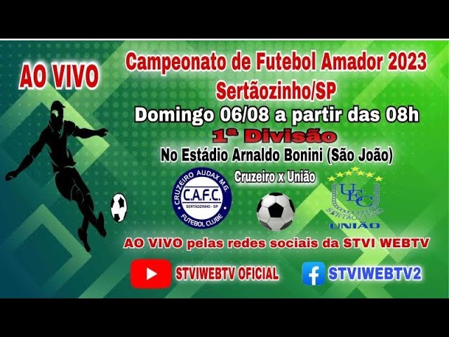 O time União é campeão do campeonato Amador de futebol