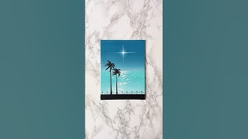 “Hazy Breeze” Easy painting tutorial for beginners #art #acrylicpainting #diy #canvas