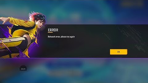 Free fire network error problem solved 2025