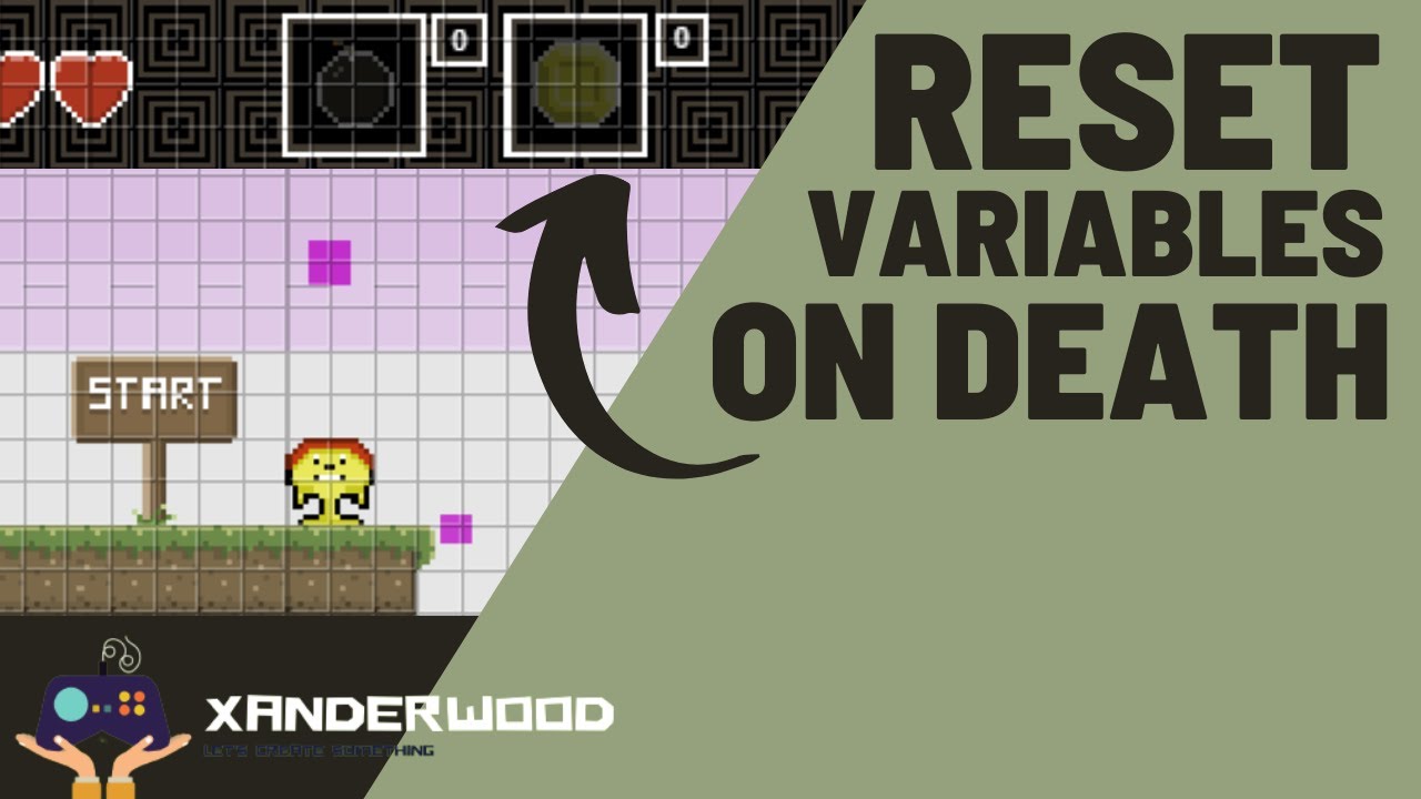 Construct 3 Tutorial - Reset HUD variables on death - YouTube