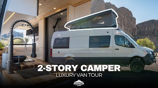 This Camper Van Has 2 Stories?! | Van Tour Tuesday #24