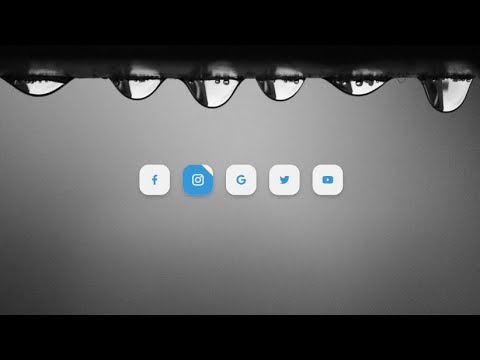 Social Media Buttons with Amazing  Hover Animation Using Only Html and Css