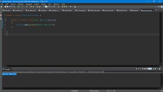 First Program | Hello World! | Using JAVA or, Through JAVA screenshot 2