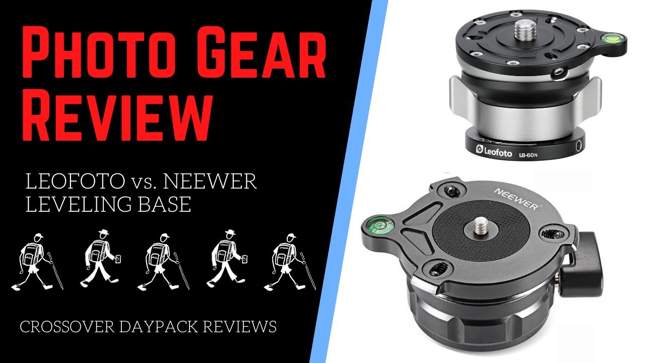 Сравнение выравнивающих оснований Neewer и Leofoto.