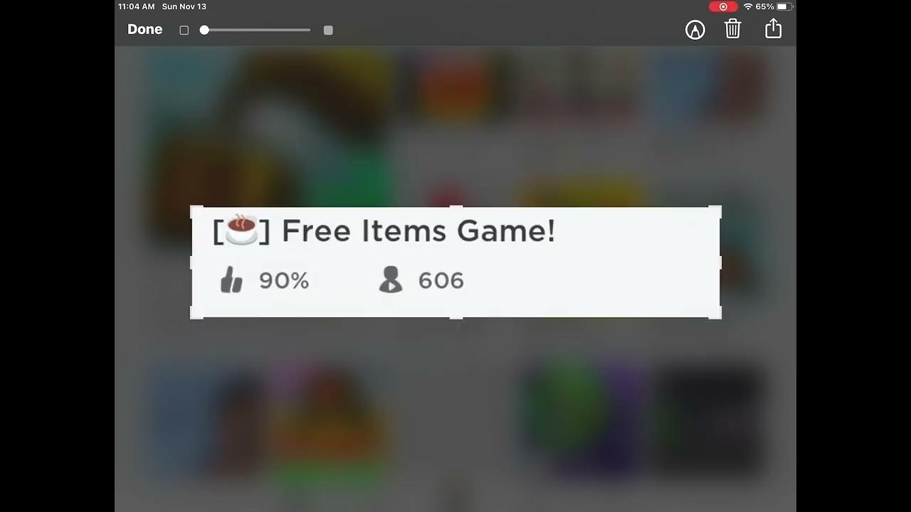How to get free stuff on roblox😃 YouTube