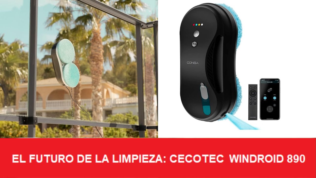 Robot Limpiacristales CECOTEC WINDROID 890: ¿Vale la Pena