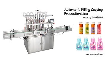 How to use the Automatic Filling Capping Production Line
