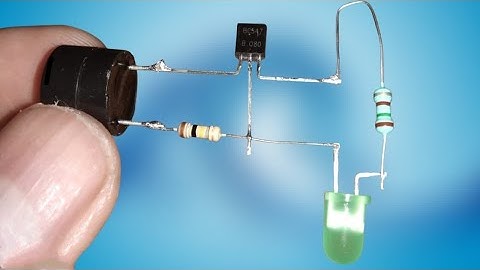 How to make wire break alarm