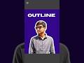 How to Add White Outline to an Image in Canva | Canva Outline Tutorial #canvahacks