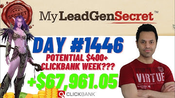 POTENTIAL $400+ Clickbank Week?!...My Lead Gen Secret Case Study Results 2025 (Day #1446)