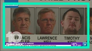 Sheriff Judd: 12 people arrested in Polk County child predator operation