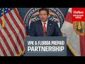 Gov. Ron DeSantis Holds Press Briefing To Promote VPK-Florida Prepaid Education Partnership