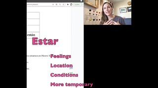 Ser vs. Estar (the two 'to be's) Spanish Lesson   Google Doc to practice