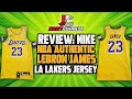 REVIEW: NIKE AUTHENTIC JERSEY REVIEW (LeBron James Los Angeles Lakers Jersey)