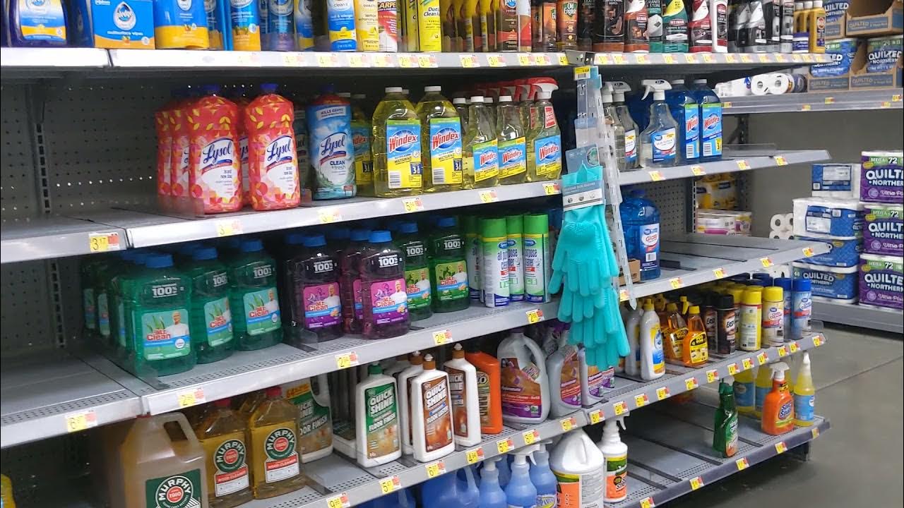 Prep Items Walmart Talkthrough Restocking Cleaning Supplies