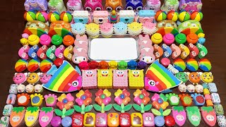 Relaxing With Clay And Glitter Mixing Random Things Into Glossy Slime