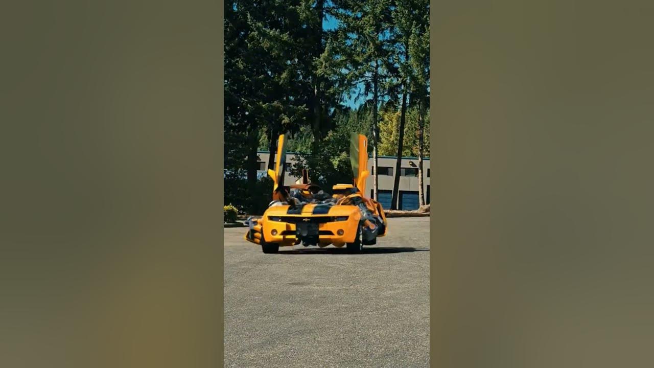 BUMBLEBEE TRANSFORMS! Live action short film. Full film on my channel. #transformers #bumblebee #vfx