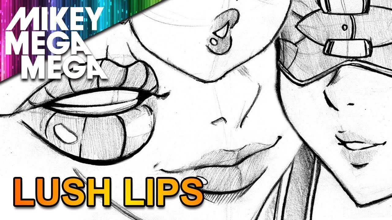 Featured image of post Female Anime Lips Sketch The width of the neck depends on if you re drawing a use the side of your pencil to lightly apply a shadow underneath the chin bottom lip and hair on your