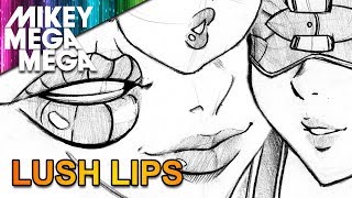 How To Draw LIPS FOR MANGA & ANIME