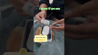 I Phone 17 Pro Max Hand On Experience. .