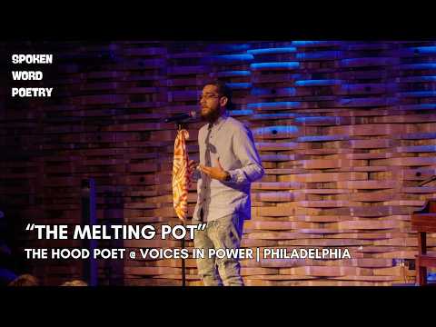 The Hood Poet - The Melting Pot @Voices In Power #poetry