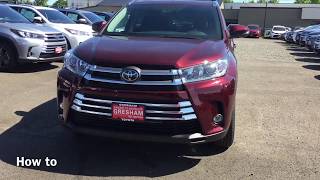 2019 Toyota Highlander How To Use The Third Row Seats pdx How To Use The 3rd Row Seat In The Highlander