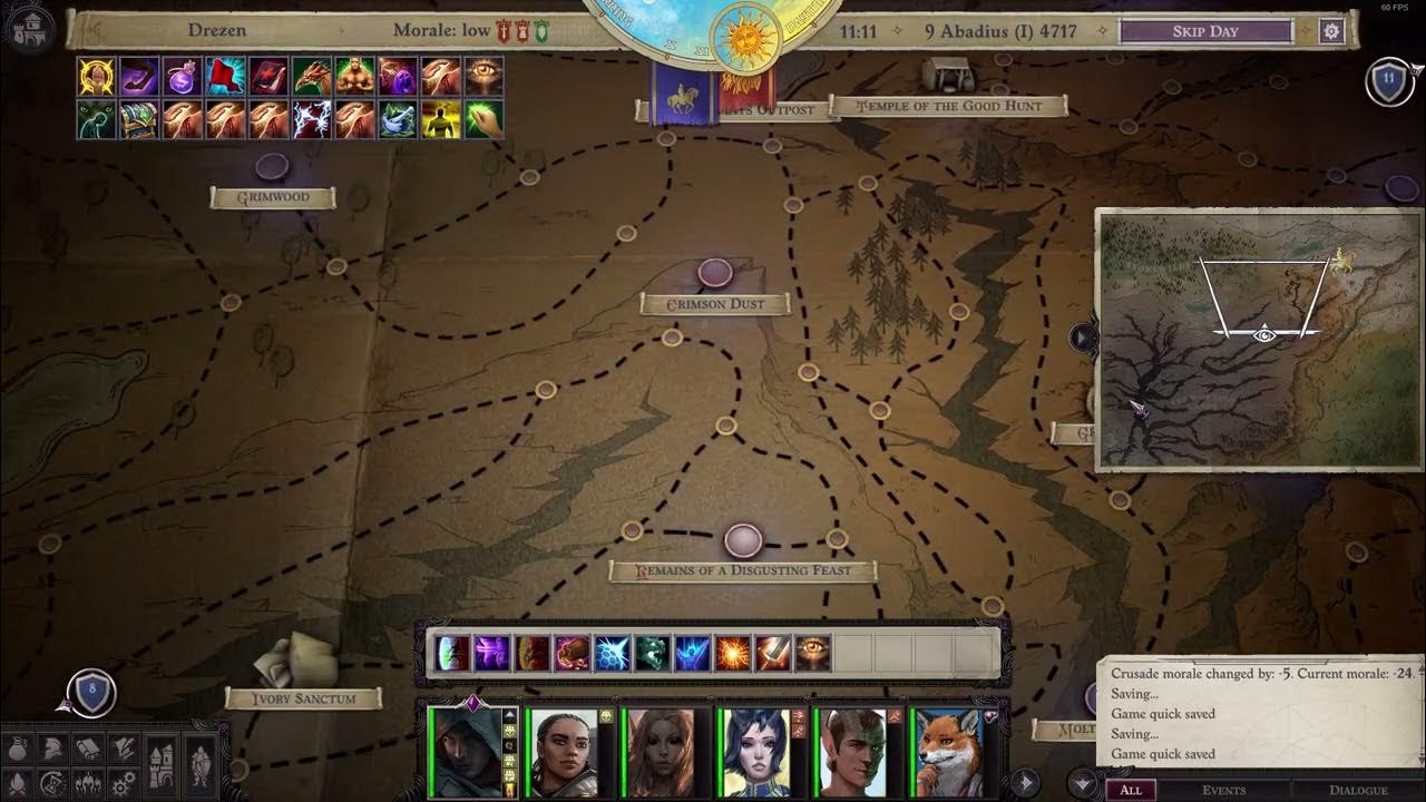 Pathfinder wrath of the righteous map with roads youtube