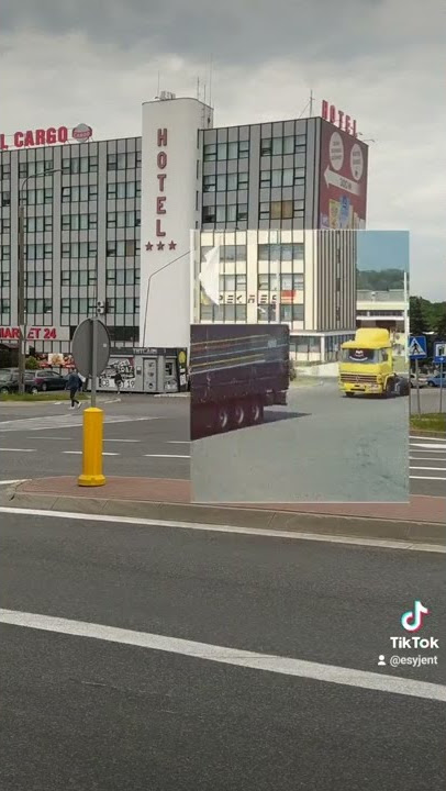 Truck driving in 90s. #tir #truck #lkv #highway #road #history #słubice #past #shorts