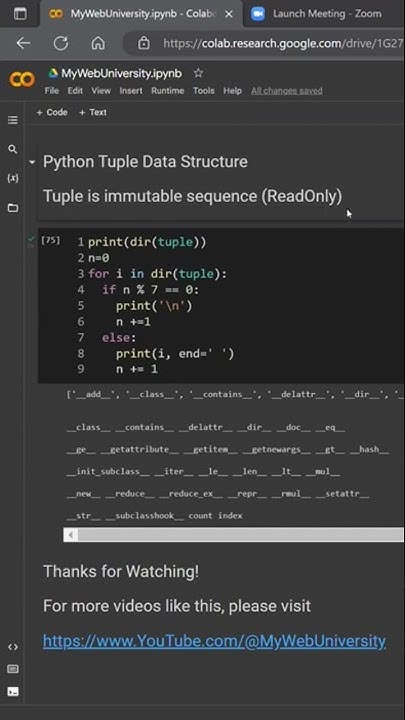 Python: tuple immutable (RO) sequence of elements vs list mutable (RW ...