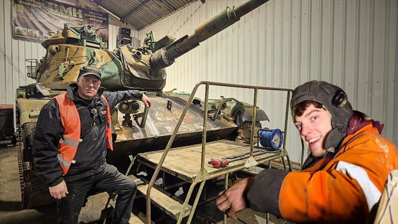 Breaking Into Mr. Hewes Workshop! (Our M60 TANK Update) - YouTube