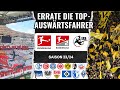 Errate die Top-Auswärtsfahrer: 56 Teams von der Bundesliga bis zur 3. Liga | Saison 23/24
