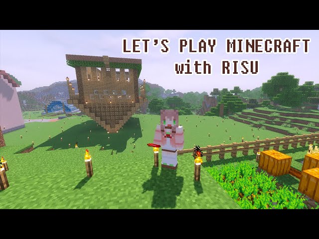 【hololiveID】#3 Minecraft with Risu : UPSIDE DOWN HOUSE【Ayunda Risu】のサムネイル