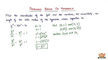 How to solve problems based on Hyperbola ? - Vol. 2/4